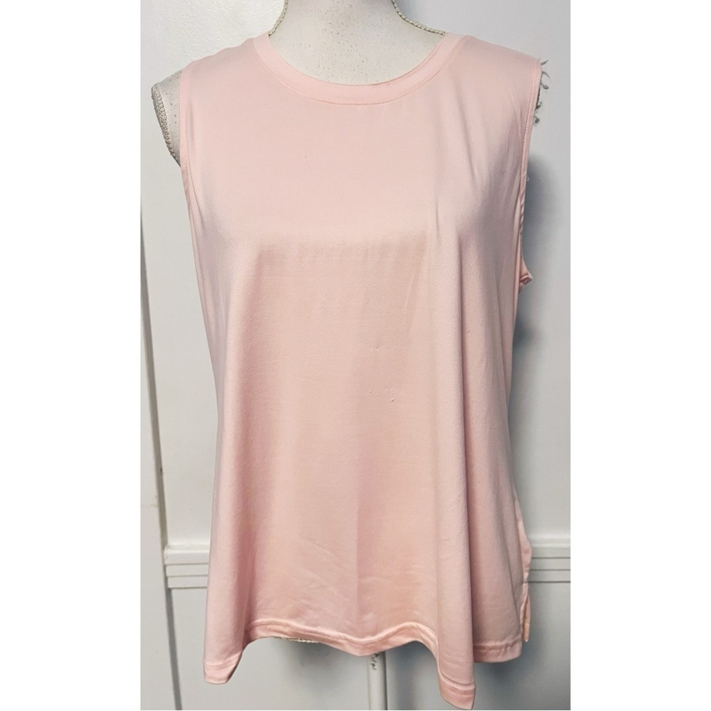 Muk Luk • Baby Pastel Pink Sleep Tank Top